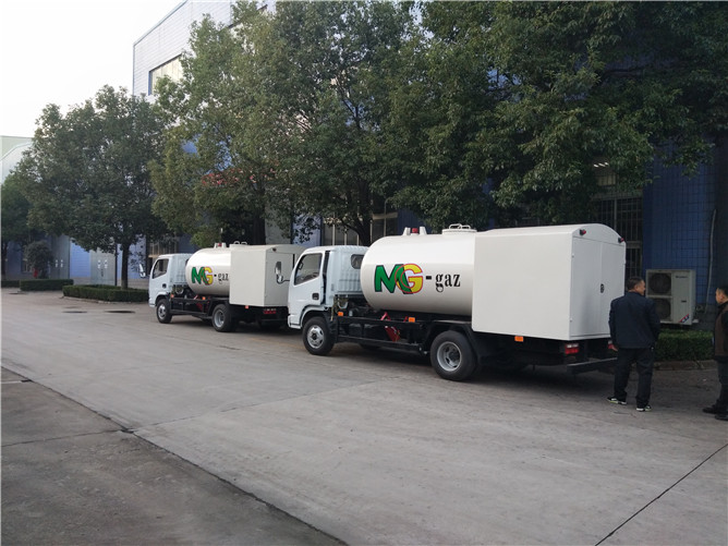 LPG Gas filling trucks