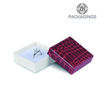 Jewelry gift box for necklace leatherette ring box