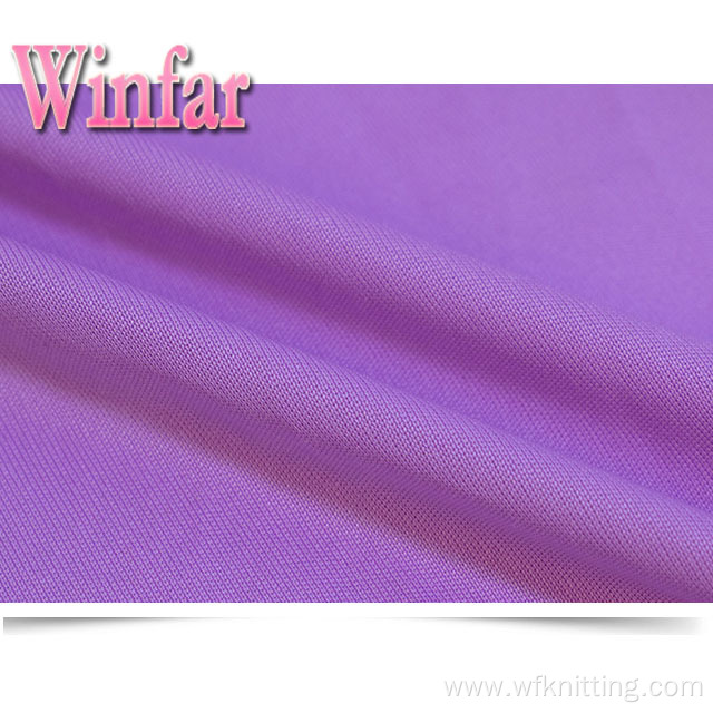 Lining Jersey Polyester 75d Interlock Knitted Fabric