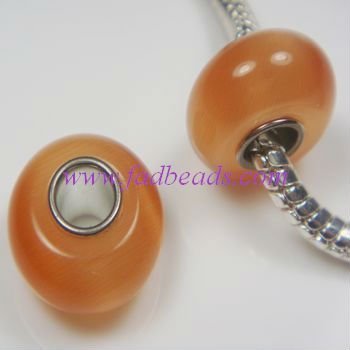 European style cat's eye beads