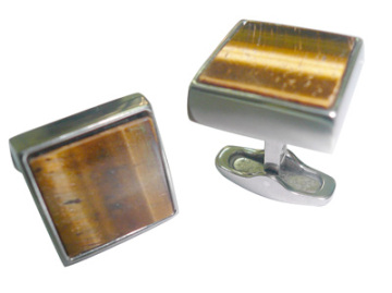 titanium cufflinks with amber,titanium cufflinks