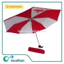 Polyester manual open canada flag umbrella wholesale