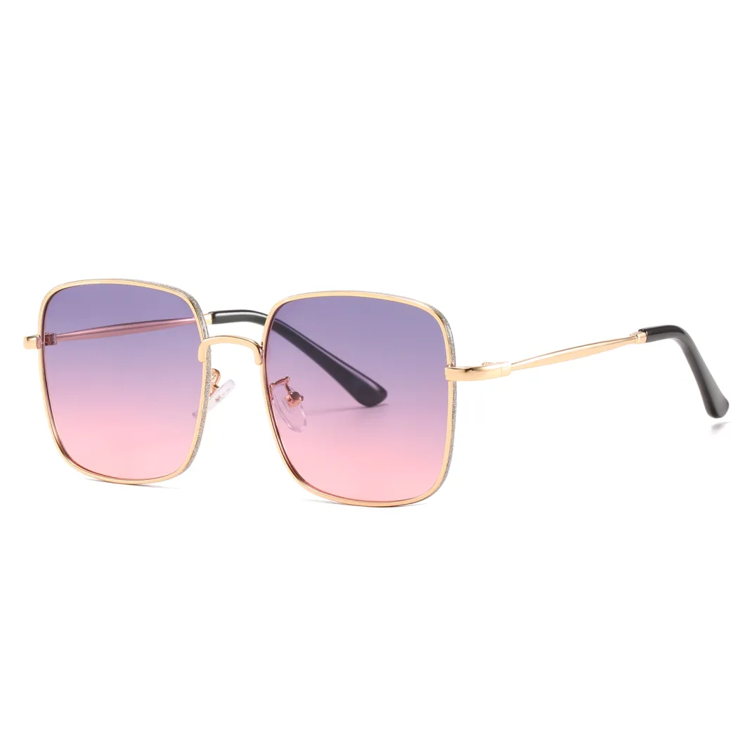 2020 Hot Selling No MOQ Classic Square Metal Fashion Sunglasses