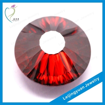 AAA round shape synthetic loose rubies