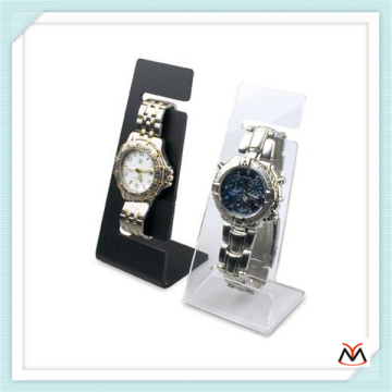 simple acrylic watch display,clear acrylic display,black acrylic watch display