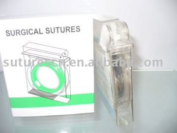 surgical silk suture cassette