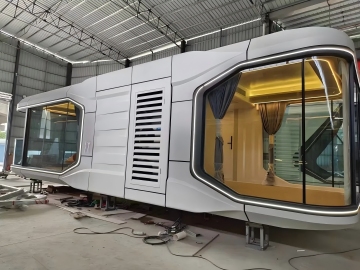 Expandable Foldable Mobile Modular Space Capsule