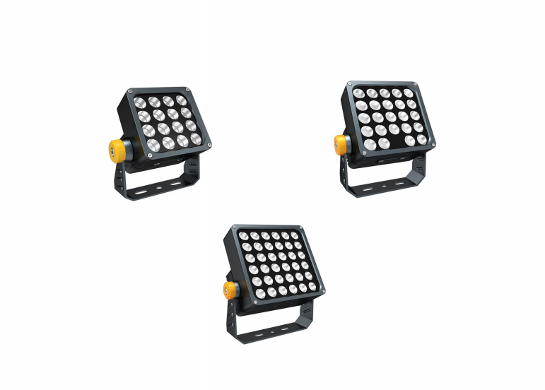 Integrated LED flood light with heat dissipation function