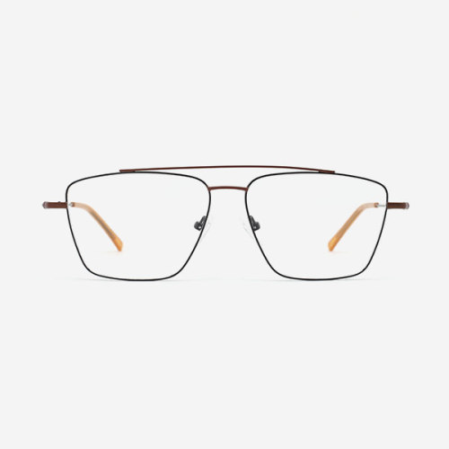 Classic Square Metal Women's Optical Frames