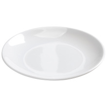 White Disc Melamine Tableware: Plastic Porcelain Dish and Plate
