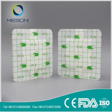 medical adhesive polyurethane film island transparent wound dressing