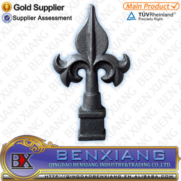 modern decorative sand blasted wrought iron forged iron spears
