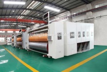 CNC Two Color Flexo Printer Slotter And Stacker Machine