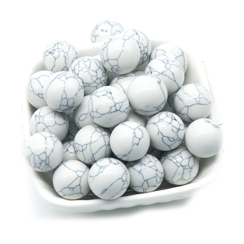 Howlite 10 -миллиметровые шарики заживление Crystal Spheres Energy Home Decor Decor