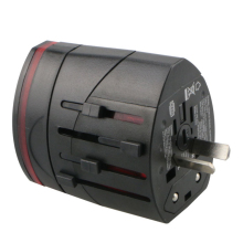 Wall Power Travel Dual USB Travel Adapter - Multi Plug Universal Travel Adapter