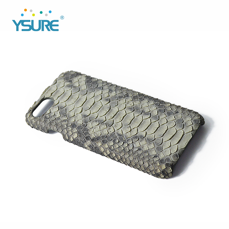 Anti knock back cover Super thin oem python skin custom eco white phone case