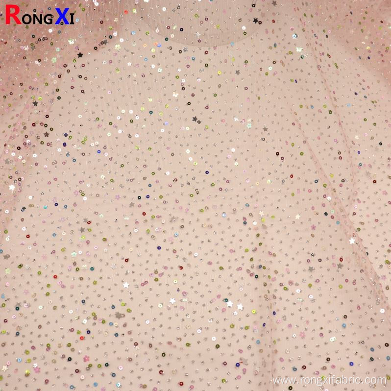 Hot Selling Glitter Lace Fabric With Low Price