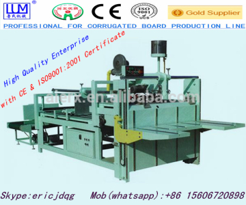 Semi-auto carton folder gluer machine/carton packaging machine