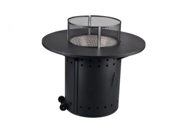 Fire Round Table Charcoal Heating