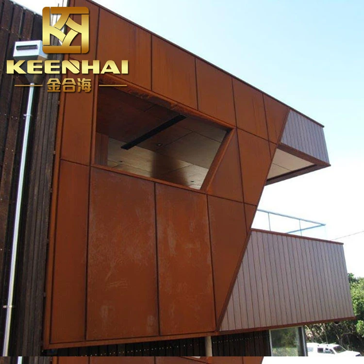 Corten Steel Plate Wall Art Decorative Cladding Paneling (KH-CS-51)