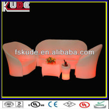 LED colorful inflatable plastic sofa outdoor plastic comfortable sofa
