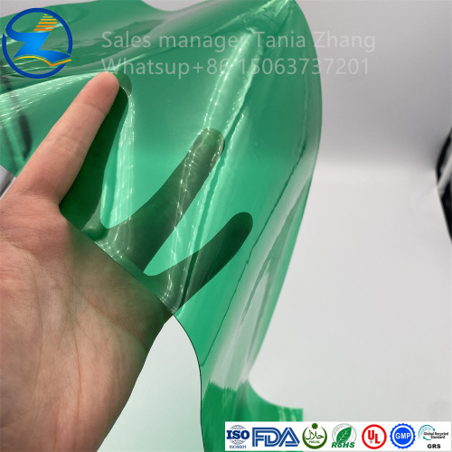 Colored soft PVC film for making bags