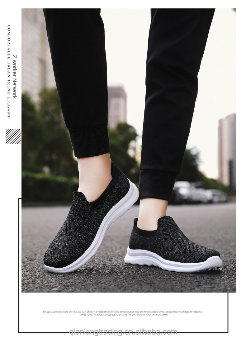 39-45 yard Casual shoes for men soft sole breathable one-step tide Sport Fitness Walking shoes for men Fitness running shoes