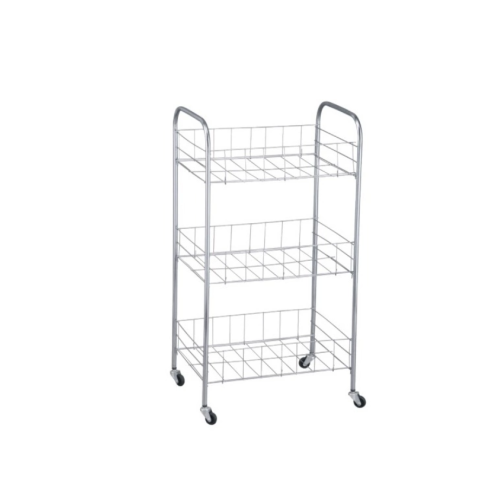 Storage trolley for kitchen coated