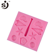 China Wholesaler Silicone Baking Mold Baseball Sets Silicone Baking Supplies