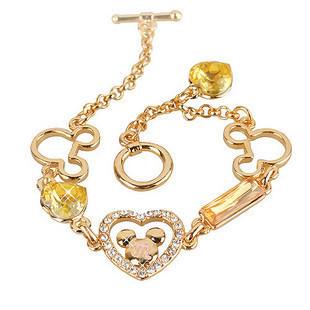 gold alloy fashion bracelet