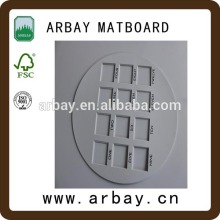 Double cutting precut paper matboard, collage picture frame,white precut matboard