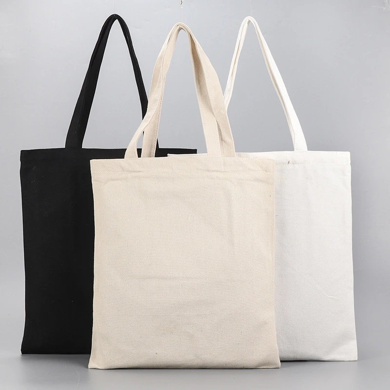 Plain Cotton Tote Bag, Cotton Gusset Tote Bag with Company Logo Printing Cheap Wholesale Calico Tote Promotional Gift Bags