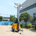 mobile light tower for rescue operation