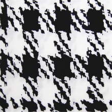 Black And White Plaid Shirt Rayon Plain