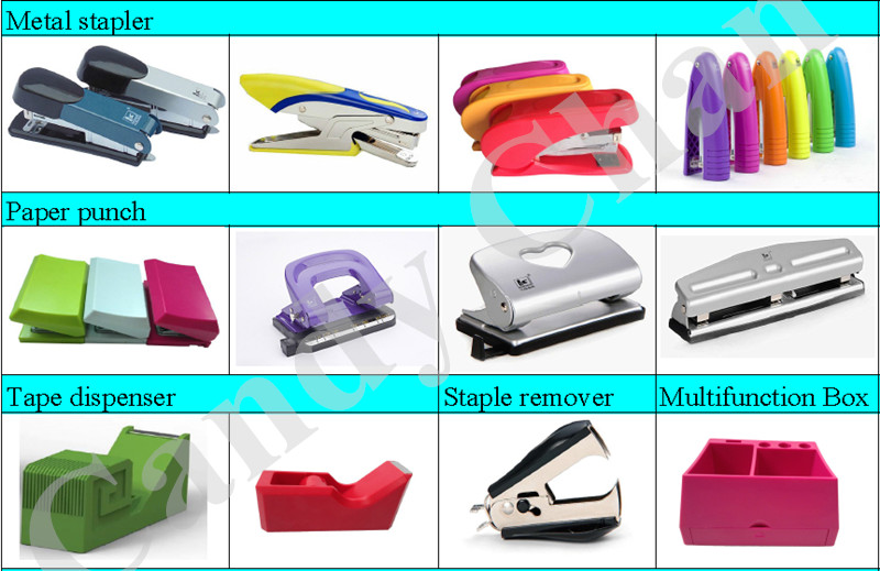 Plastic Office Tape Dispenser with Tape Cutter