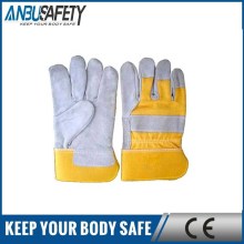Reinforce palm personal protective equip industrial leather gloves