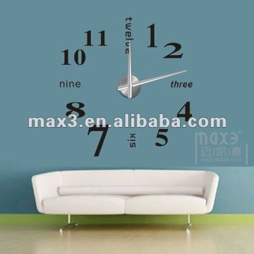 diy eva foam wall clock bedroom decoration