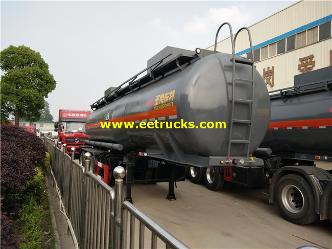 22T Dilute Sulphuric Acid Tanker Trailers