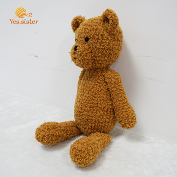 Fabrik handgemachte Baby Häkelspielzeug Brown Teddybär