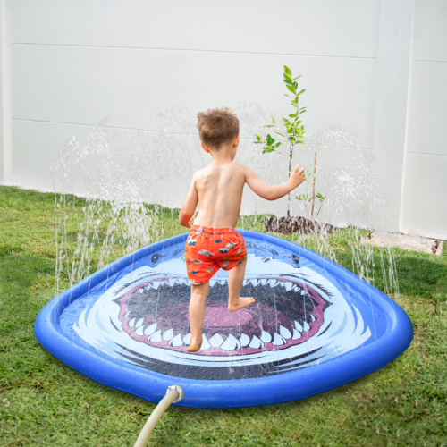 Almofada de brinquedo de água de tubarão infantil