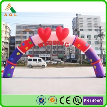 Cheap hot sale inflatable wedding arch/ wedding flower arch for sale