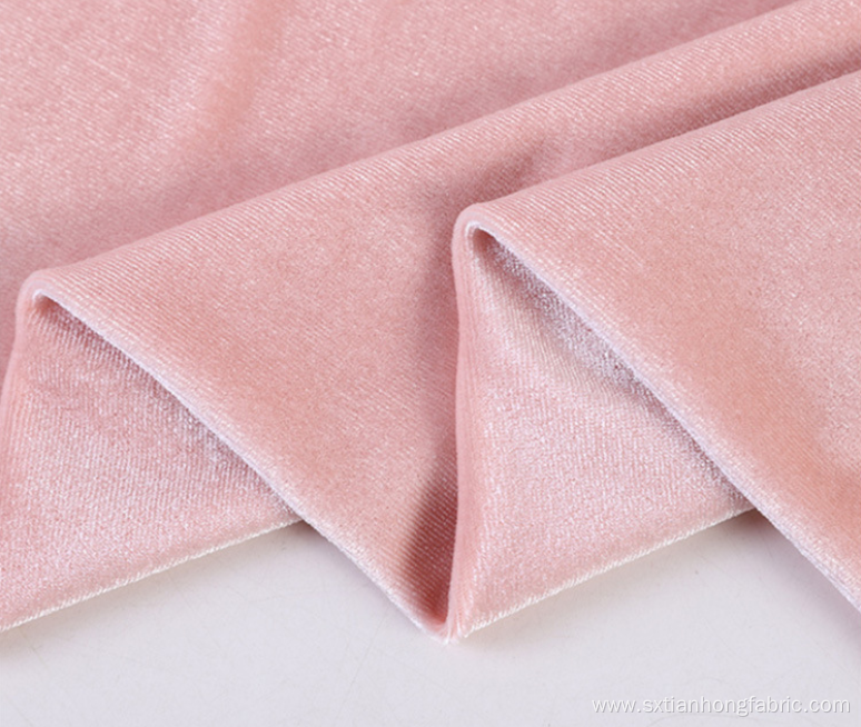 100% Polyester Korean Velvet Fabric