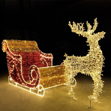Waterproof Outdoor 3D LED Reindeer Christmas Lights