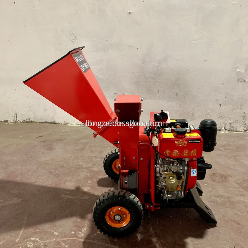 Gasoline Engine Mini Garden Wood Chipper with 15HP