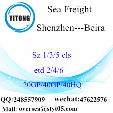 Shenzhenhaven Zeevracht Verzending naar Beira