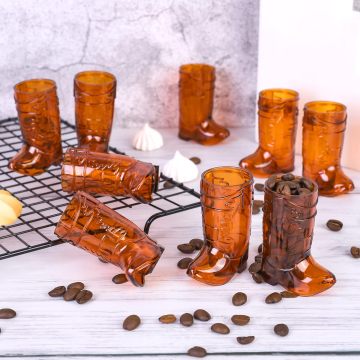 Western Cowboy Party Decorations: Cowboy Boot Shot Glasses