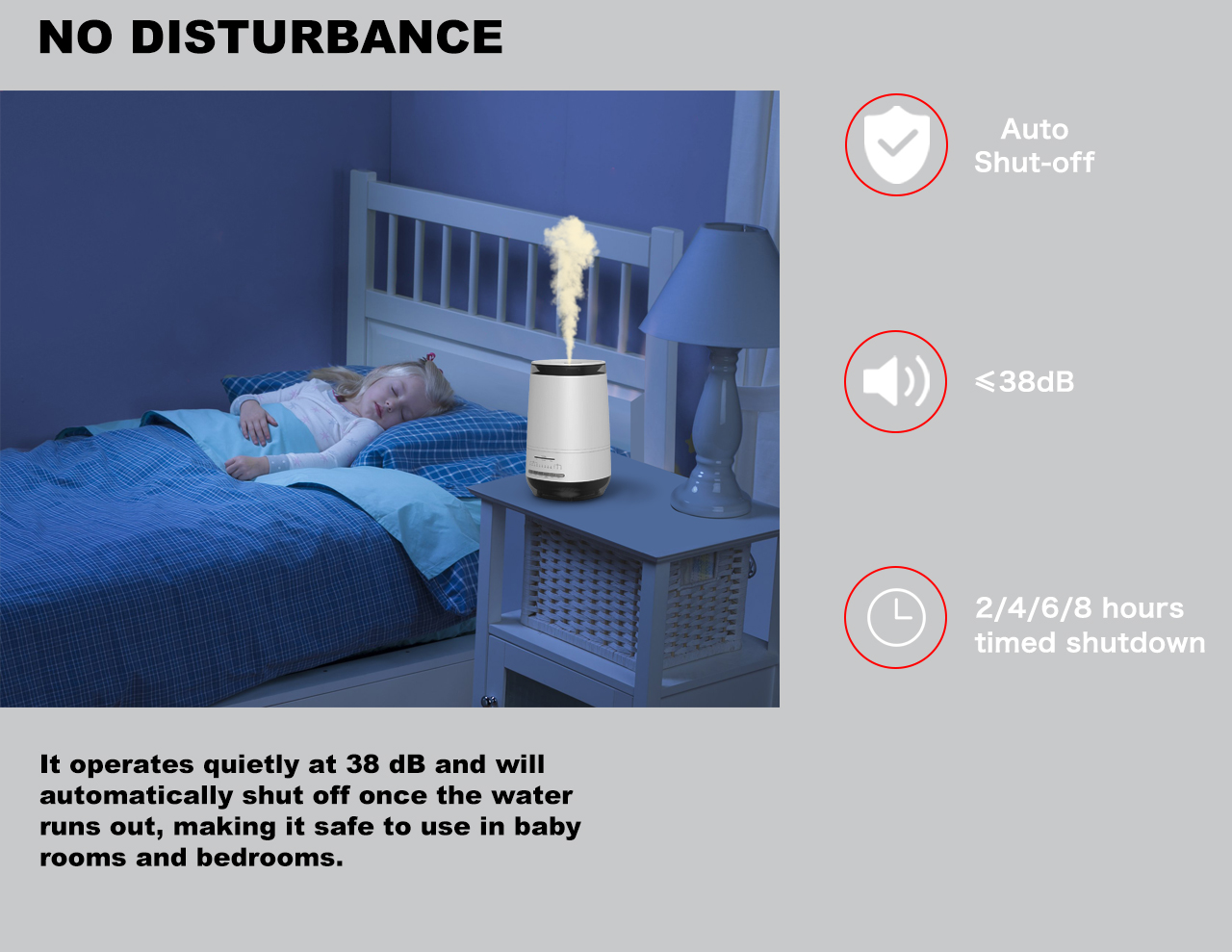 HTJ-2303A humidifier low noisy HTJ-2303A humidifier low noisy