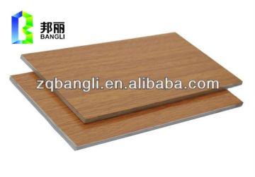 aluminium composite panel outdoor wood panel wood grain