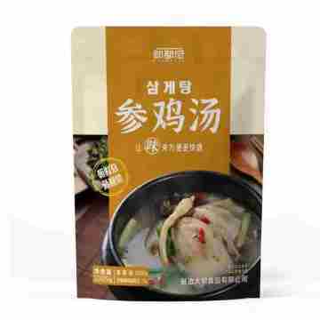 Convenient fast food chicken soup