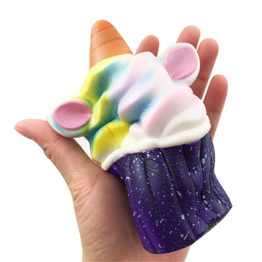 Unicorn Cup Ice Cream Slow Rising Reliever Toy 1 Unicorn Cup Ice Cream Slow Rising Reliever Toy 1